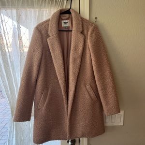 Old navy modern pink coat. FABULOUS vintage style. Very chic.